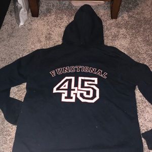 F45 Training original trainers zip up hoodie